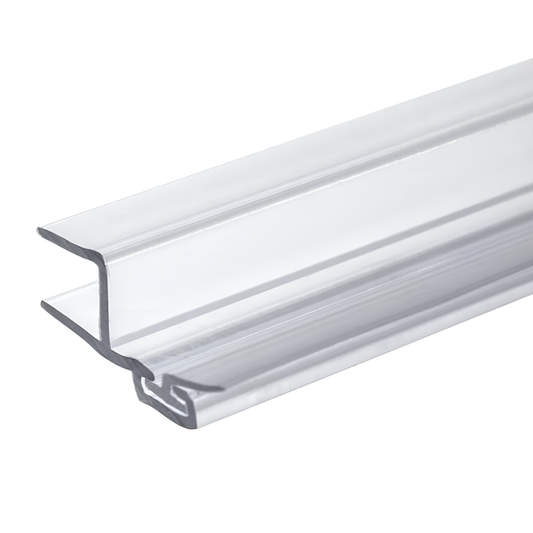 Ultra Clear Glass Door Jamb Water Seal for 1/2" Glass, 95"