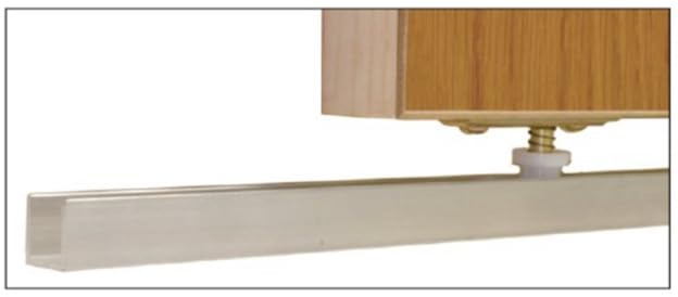 72 in Aluminum Guide Channel for Sliding Folding Pocket Doors