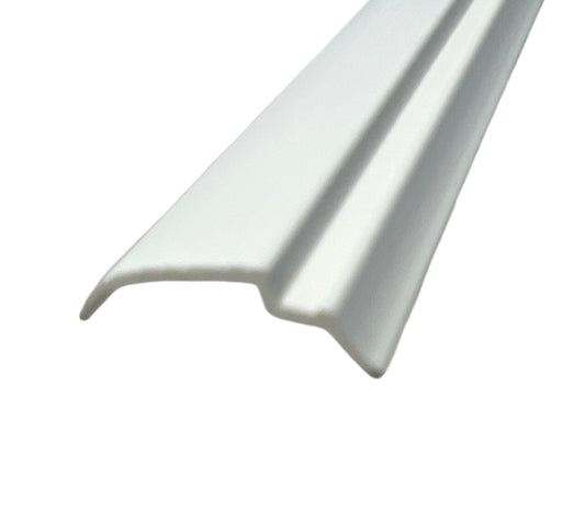 White Snap-In Vinyl Glazing Bead Window Seal, 72" or 96"