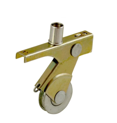 Heavy-Duty Steel Sliding Screen Door Rollers with 1 in. Steel Ball Diameter Including Adjusting Sleeve (2 Pack)