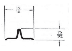 KC Hardware Aluminum Sliding Glass Door Bottom Replacement, Inverted V Track for Screen Doors- Satin Anodized