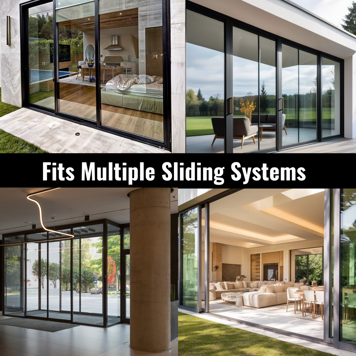 KC Hardware Stainless Steel Sliding Glass Door Screw Down Track, Inverted V Bottom Track for Sliding Screen Doors- Satin Anodized