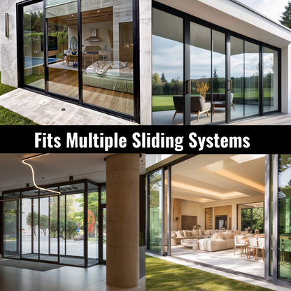 KC Hardware Stainless Steel Sliding Glass Door Screw Down Track, Inverted V Bottom Track for Sliding Screen Doors- Satin Anodized