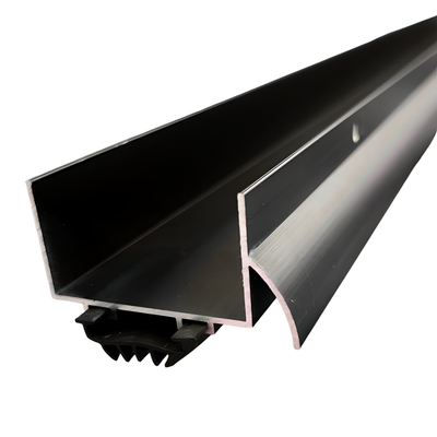 32 in., 36 in., 42 in. & 48 in. Black Door Bottom Sweep with 1/2 in. Brush Seal