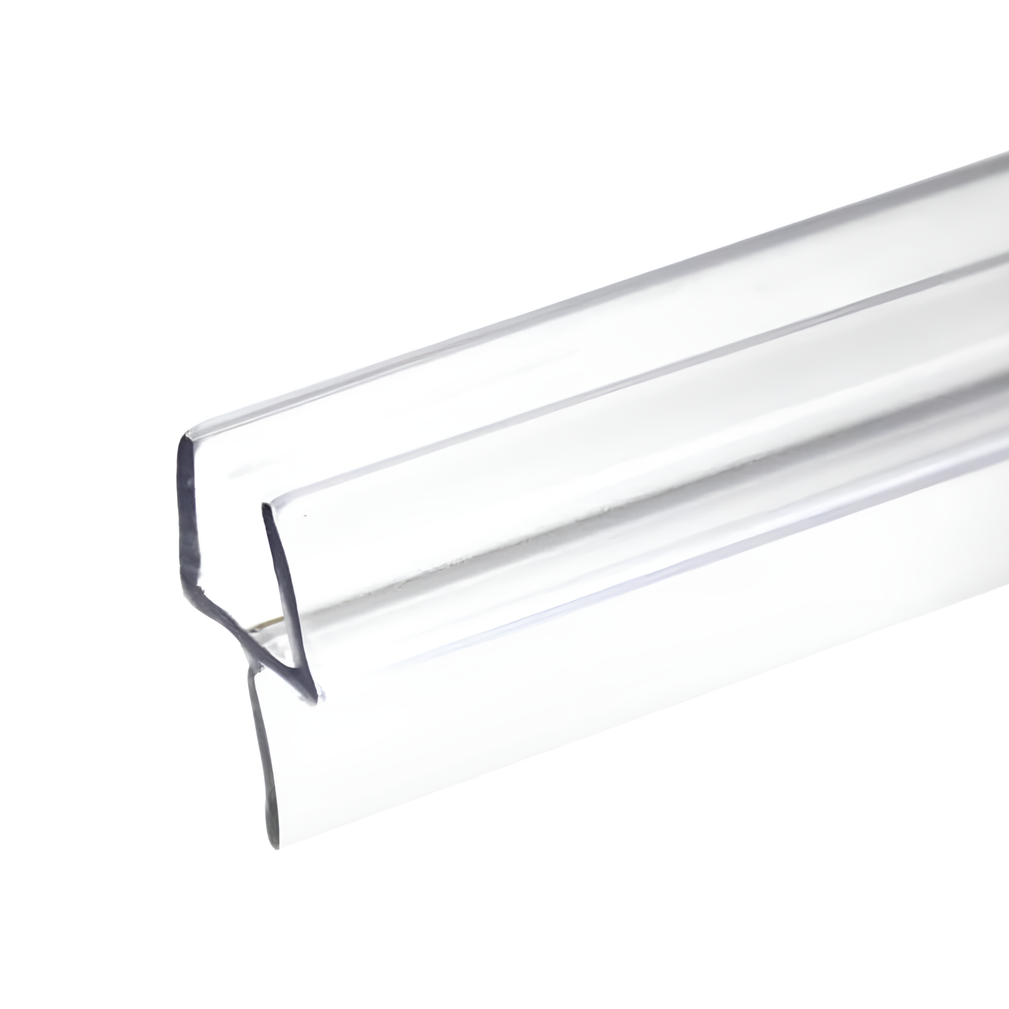 KC Hardware 36 Inch Frameless Clear Shower Door Bottom Seal with Wipe, Shower Door Sweep for 3/8 Glass- Stops Water Leakage and Shower Leaks