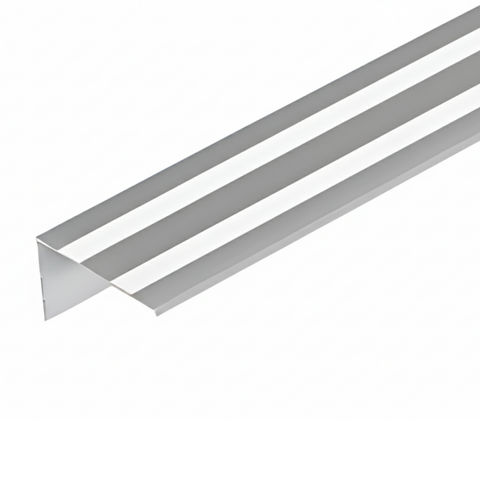Mill Finish Aluminum Stair Nosing Edge Protector, Slip-Resistant 36