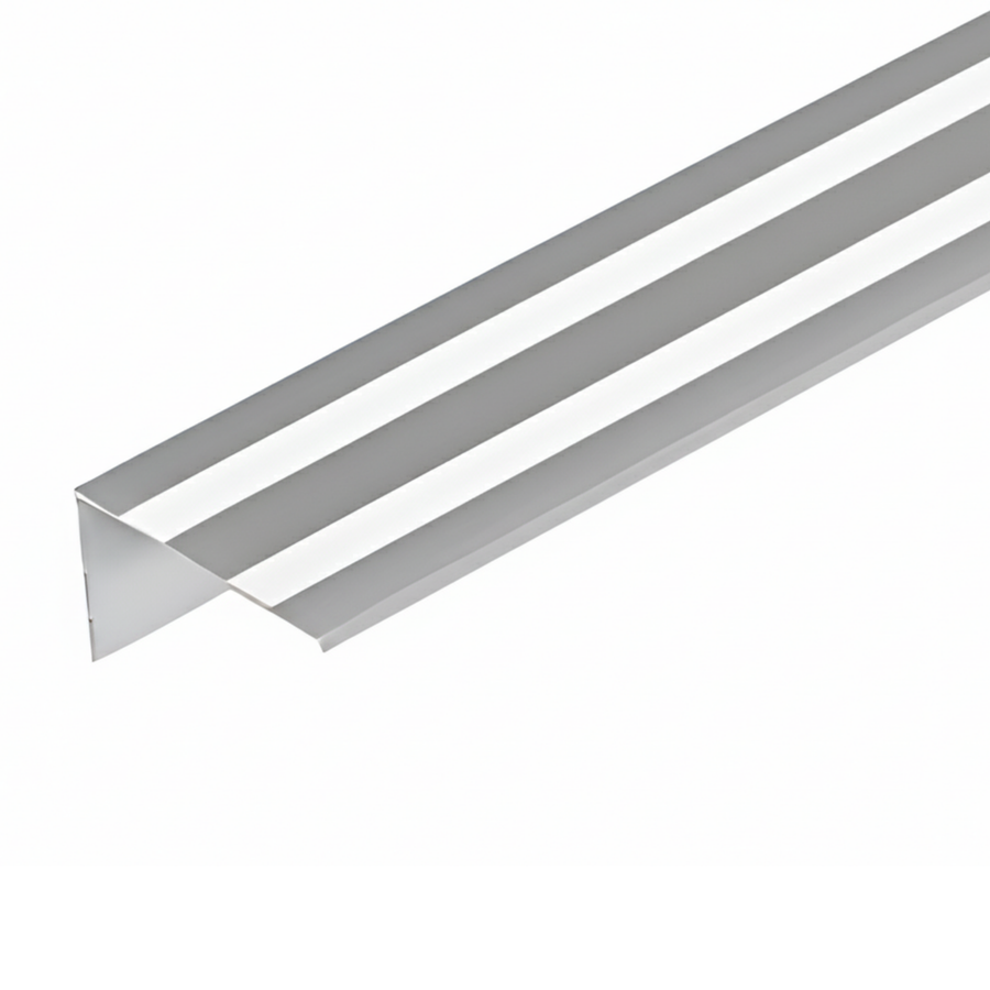 Mill Finish Aluminum Stair Nosing Edge Protector, Slip-Resistant 36
