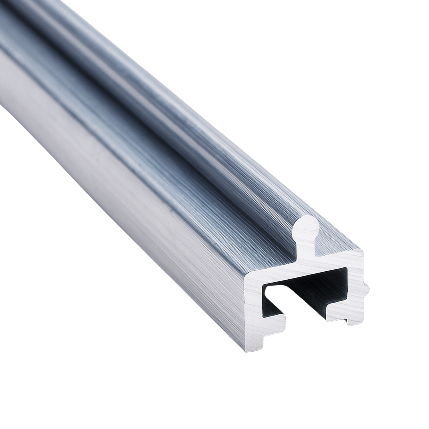 Stainless Steel Sliding Screen Door Track – Heavy-Duty Steel Bottom Track Replacement for Patio and Exterior Doors, Sliding Door Repair Rail- Silvery Finish