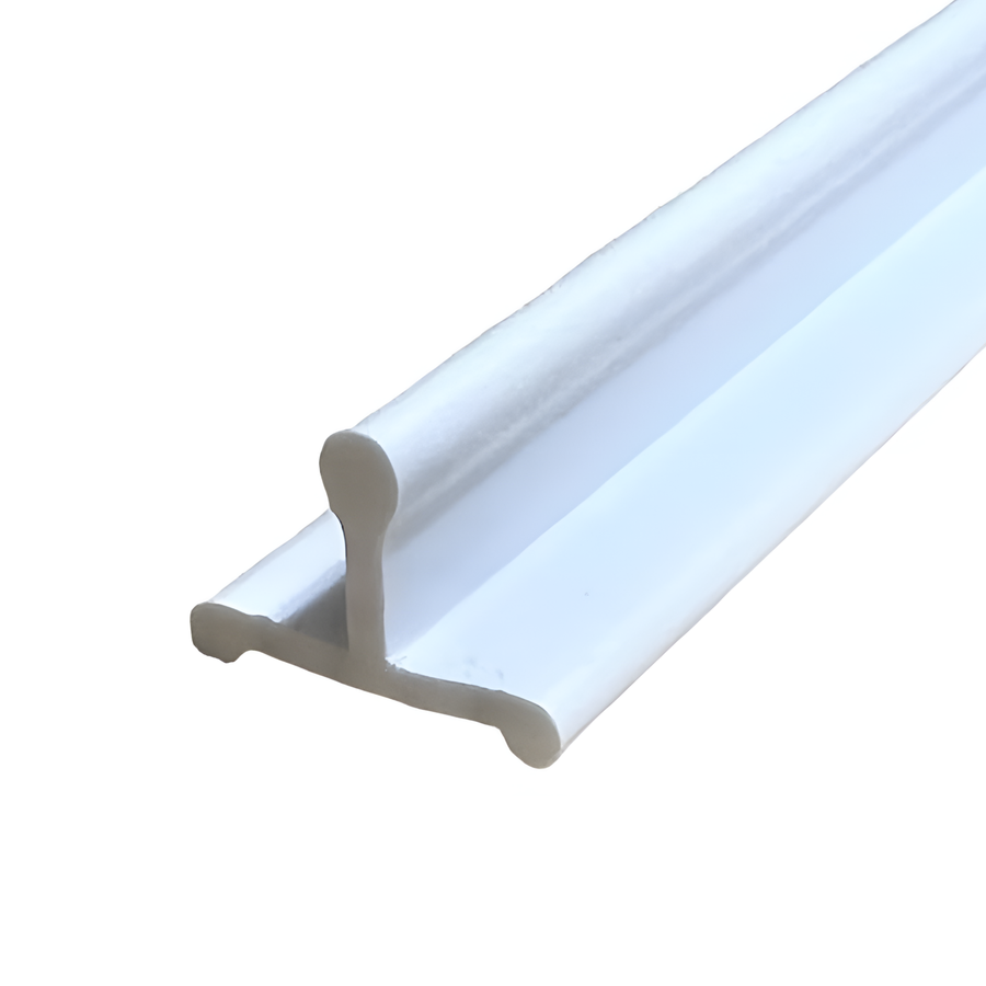 White Vinyl Sliding Door Track Replacement, 72 in or 96 in (Packs 1–3)