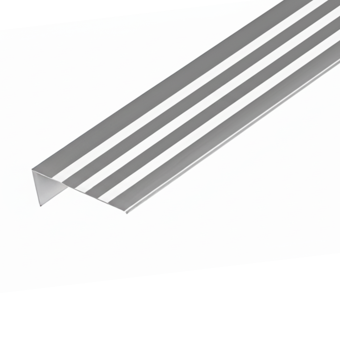 Mill Aluminum Stair Nosing 36" length – Heavy-Duty Stair Edge Protector, Non-Slip Stair Nose Molding, Scratch-Resistant Stair Sill Trim for Safety & Durability.