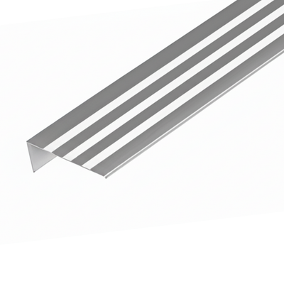 Mill Aluminum Stair Edge / Nosing, 36" x 4 1/2" x 1 1/2" Edge Protector – Heavy-Duty