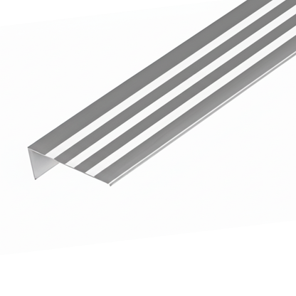 Mill Aluminum Stair Nosing 36" length – Heavy-Duty Stair Edge Protector, Non-Slip Stair Nose Molding, Scratch-Resistant Stair Sill Trim for Safety & Durability.