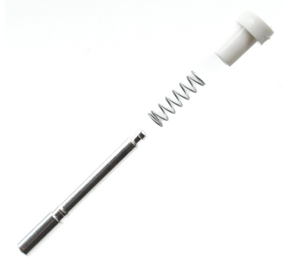 Window Screen Plunger Latches Windows Screen Replacement Plunger Pin Set 5/32 x 1-1/2 Inch for 3/4" Screen Frame Window Spring Replacement Parts, 25 Pack- White Color