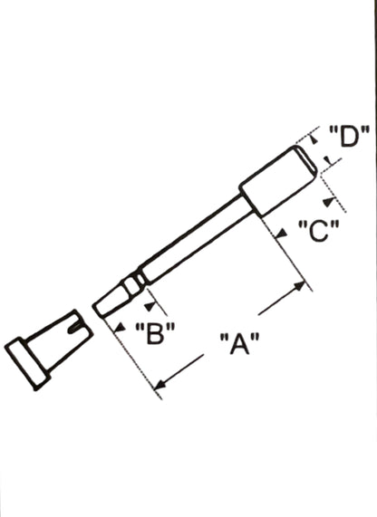 Window Screen Plunger Latches Windows Screen Replacement Plunger Pin Set 5/32 x 1-1/2 Inch for 3/4" Screen Frame Window Spring Replacement Parts, 25 Pack- White Color