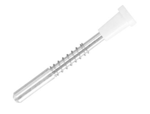 Window Screen Plunger Latches 5/32 in x 1-1/2 in White 25 Pack