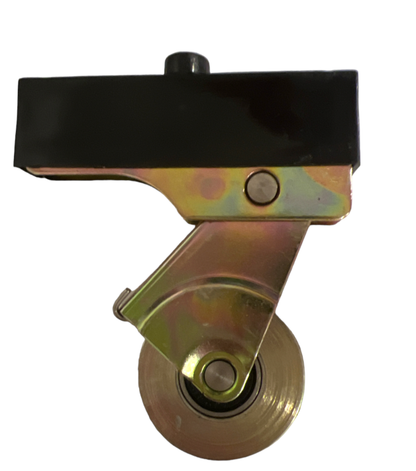 KC Hardware Heavy-Duty Sliding Screen Door Rollers with 1 in. Steel Ball Diameter & 1-1/4 in Steel Including Screws and Adjusting Sleeve (2 Pack)