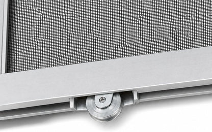 KC Hardware Sliding Patio Screen Door Roller Pair - Left & Right Hand Replacement Rollers, 1" Steel Wheels, Heavy-Duty Steel Housing, Bottom Roller Assembly for Patio Screen Doors