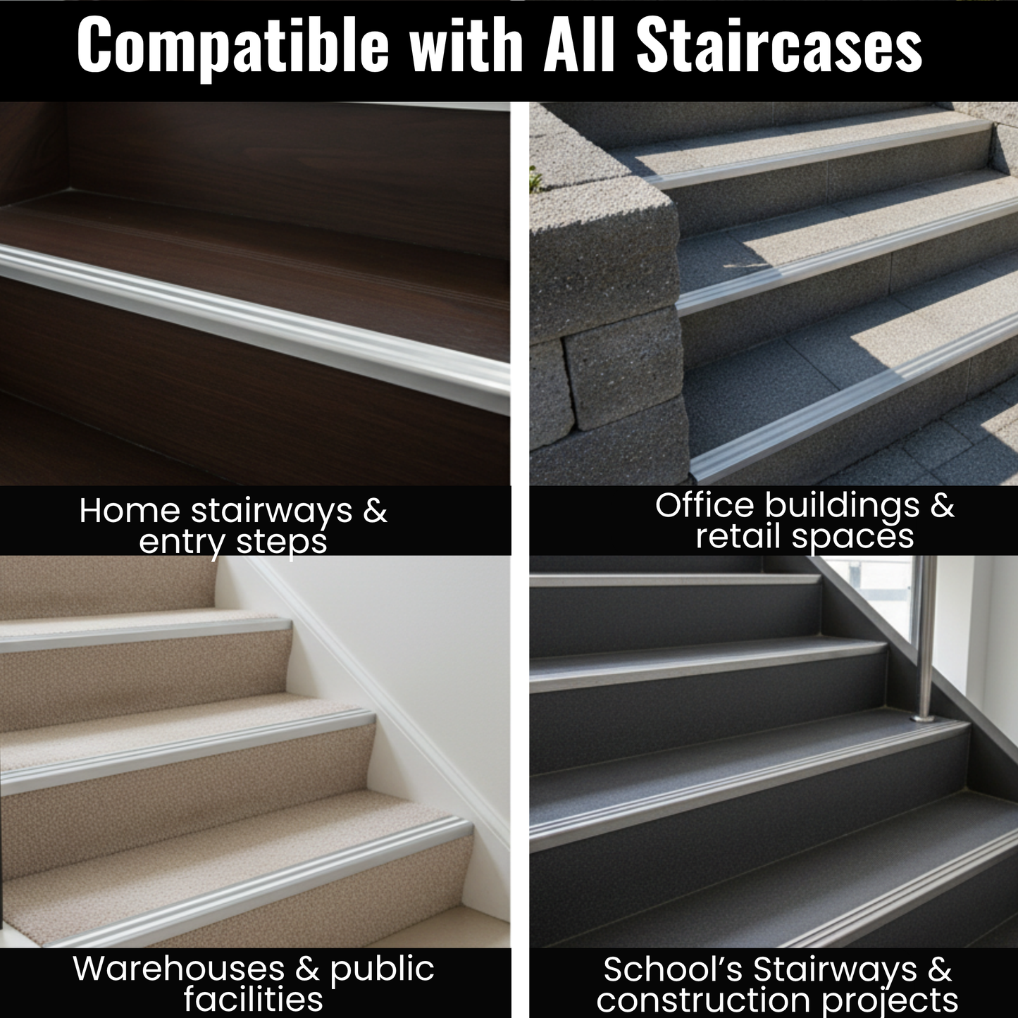 KC Hardware 2-3/4" X 1-1/2" SILL Nosing Aluminum Stair Nosing Stair Edge Protector - Mill 36" length.