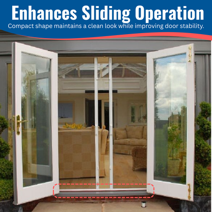 KC Hardware Aluminum Side U Channel Frame 5/8" Wide x 1/2" Tall for Sliding Screen Door, Weather Resistant Sliding Screen Patio Door Channel (White, 72" (Pack of 1)