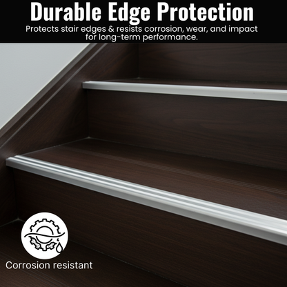 KC Hardware 2-3/4" X 1-1/2" SILL Nosing Aluminum Stair Nosing Stair Edge Protector - Mill 36" length.