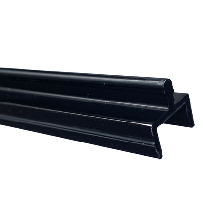 Black Aluminum Sliding Screen Door Bottom Track Replacement, 72"
