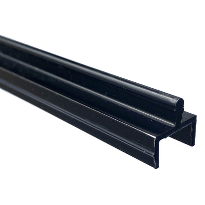 Black Aluminum Sliding Screen Door Bottom Track Replacement, 72"