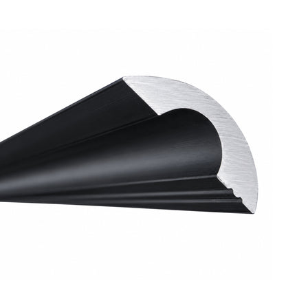 Matte Black Shower Door Threshold – 36" Aluminum Water Dam for Frameless Showers