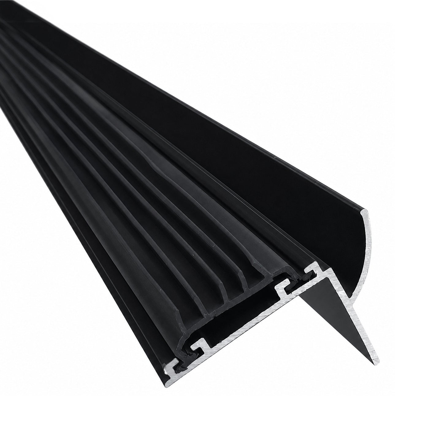 Aluminum Door Bottom Sweep Universal Fit 1-5/16" W, Door Bottom with Drip Cap, Draft Stopper, Weather Stripping Seal for Exterior and Interior Doors 36 Inch