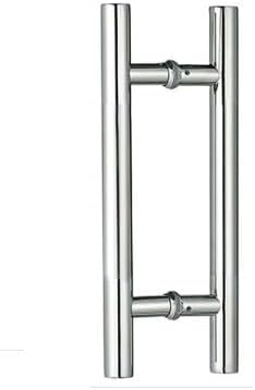 Stainless Steel Double-Sided Pull Door Handle Chrome Nickel 24 in, 36 in, 48 in