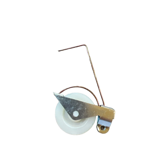 Sliding Screen Door Tension Spring with Concave Plastic Rollers, Tension Spring Wheels for Sliding Screen Doors- 1-1/4”Diameter- Pack of 2, Gold, KCS-0524