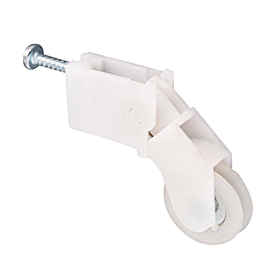Sliding Screen Door Nylon Roller, 1 in Wheel, White, Pack of 1 or 2