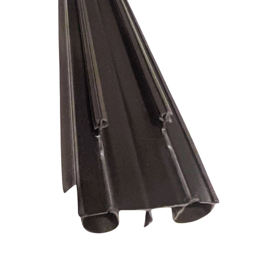 KC Hardware Dark Brown Vinyl Door Bottom Sweep with Notched Kerfs 36 in