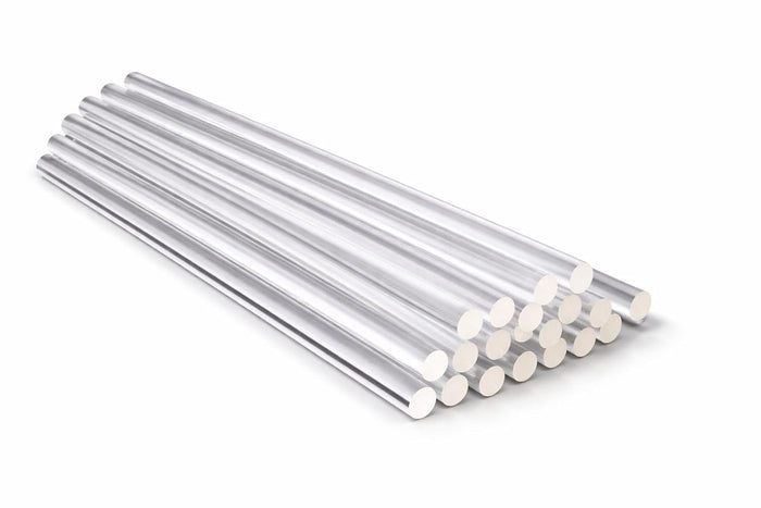 Clear PETG Polycarbonate Rod 1/8 in x 72 in DIY Craft Rod 8 Pack