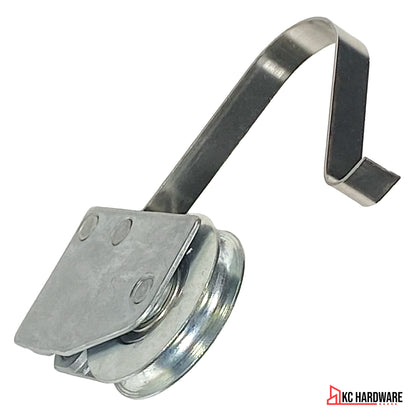 Patio Screen Door Roller Assembly – 1-1/8" Steel Wheel | Heavy-Duty Replacement Roller for Sliding Screen Doors- 2 Pack