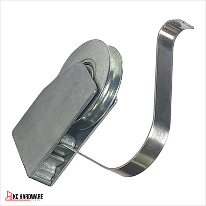 Patio Screen Door Roller Assembly – 1-1/8" Steel Wheel | Heavy-Duty Replacement Roller for Sliding Screen Doors- 2 Pack