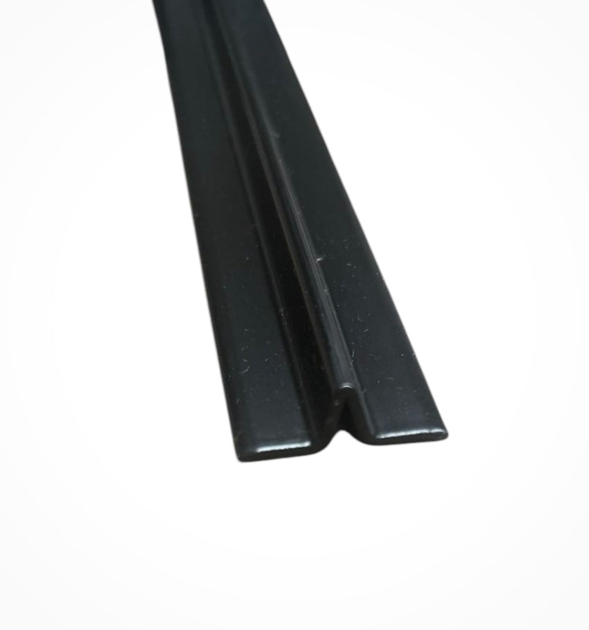 72 Inch Aluminum Sliding Screen Door Track, Black