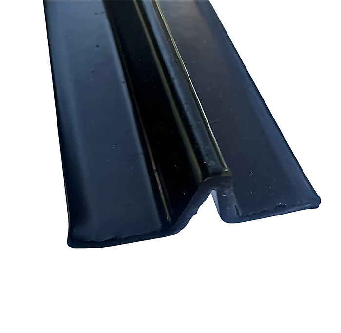 Black Aluminum Sliding Screen Door Track - 72 in & 96 in