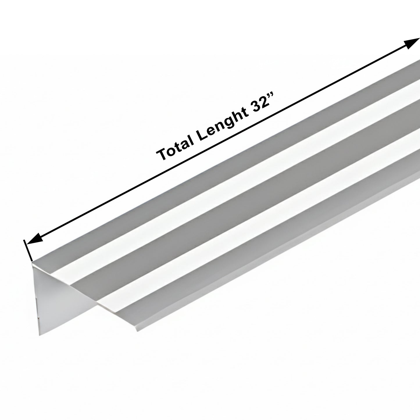 32", 36" Length x 2-3/4" Tread x 1-1/2" Drop Aluminum Stair Nosing Edge Protector