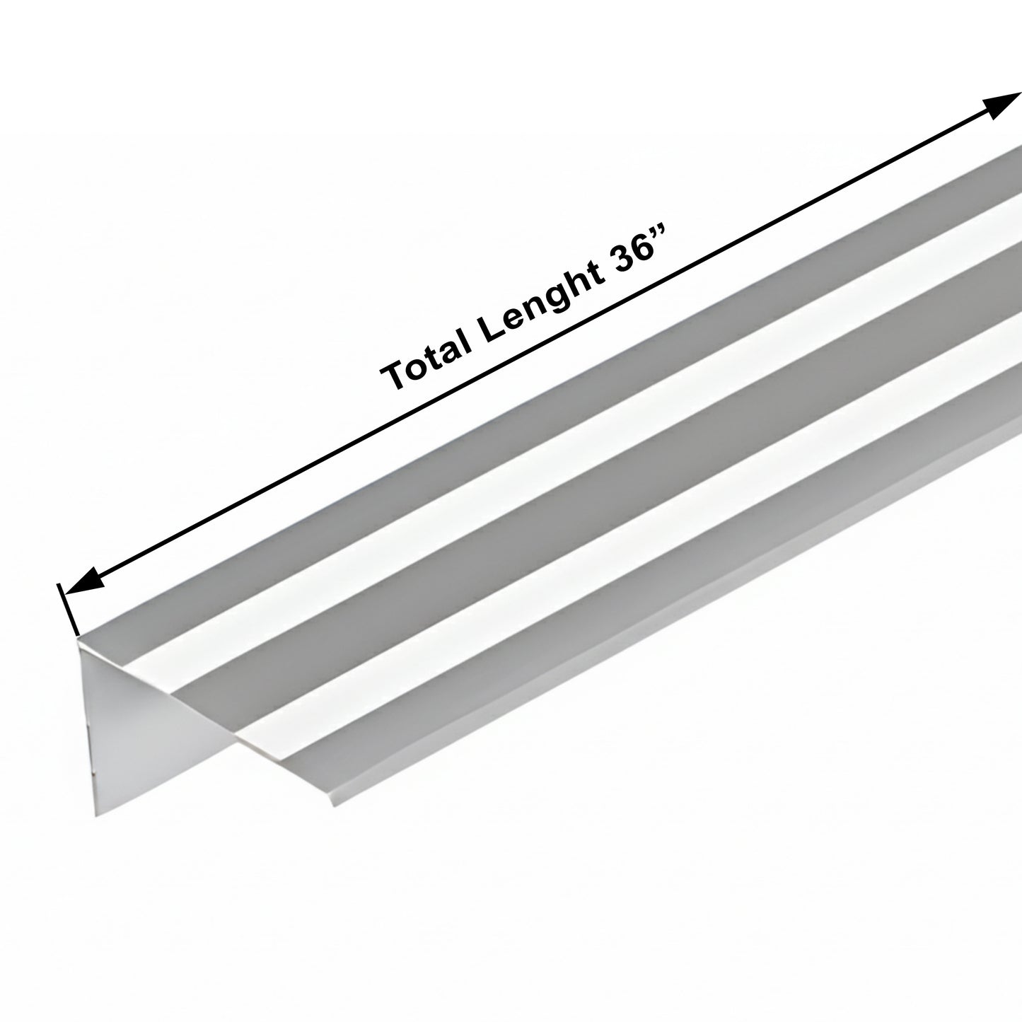 32", 36" Length x 2-3/4" Tread x 1-1/2" Drop Aluminum Stair Nosing Edge Protector