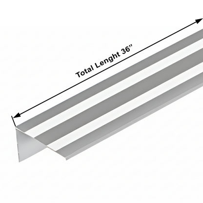 32", 36" Length x 2-3/4" Tread x 1-1/2" Drop Aluminum Stair Nosing Edge Protector