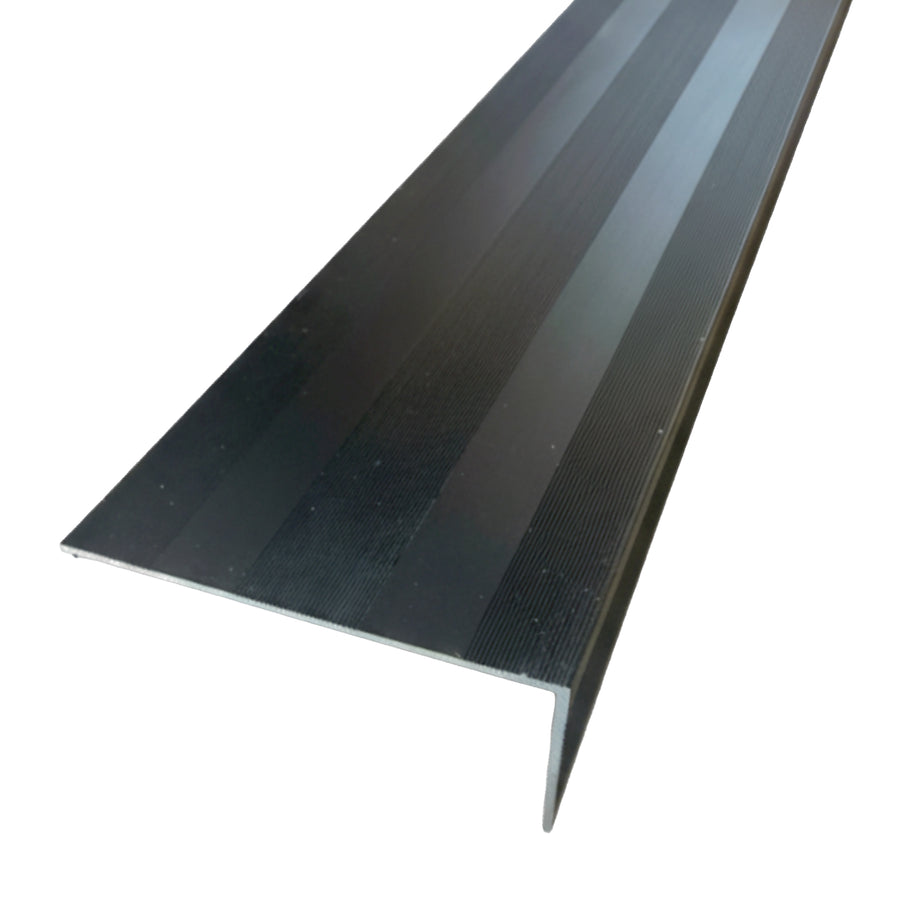 Black Aluminum Stair Nosing Edge Protector – 4 1/2