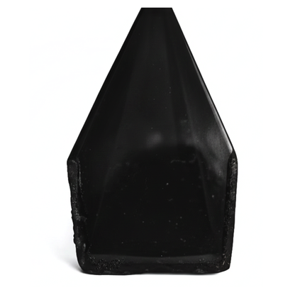 1/2 in. x 5/8 in. x 72 in. Black Aluminum U-Channel