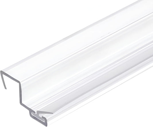 Clear Shower Door Side Jamb Seal for 3/8 in Glass Doors 95 in