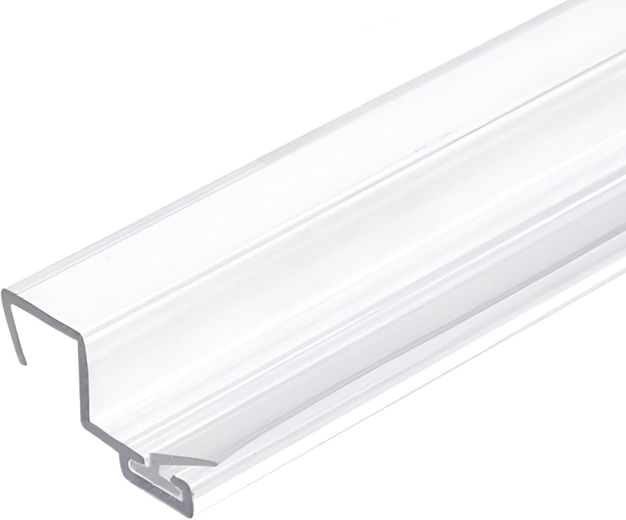 Clear Shower Door Side Jamb Seal for 3/8 in Glass Doors 95 in