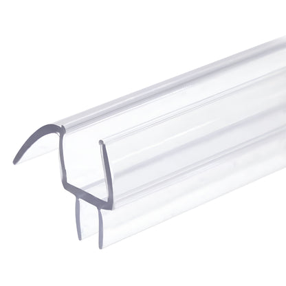 3/8-Inch Glass – 36, 39 & 95-Inch Frameless Shower Door Bottom Seal with Drip Rail