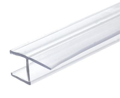 Clear Soft-Leg Y Jamb Water Seal for 3/8" Glass, 72" & 95"