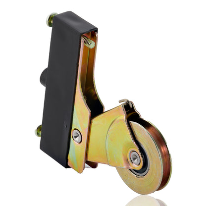 KC Hardware Heavy-Duty Sliding Screen Door Rollers with 1 in. Steel Ball Diameter & 1-1/4 in Steel Including Screws and Adjusting Sleeve (2 Pack)