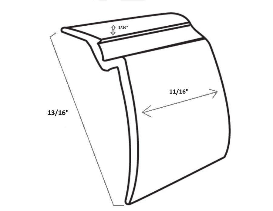 White Snap-In Vinyl Glazing Bead Window Seal, 72 in or 96 in