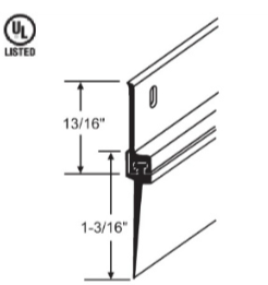 Aluminum & Vinyl Door Bottom Sweep 36