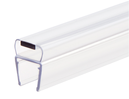 KC Hardware Set of 2 Magnetic Shower Door Seal for 3/8" Glass Shower Doors - 135 Deg Door Swing - 95" Length